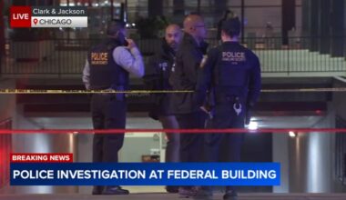 1 in custody after shots fired outside Chicago Federal Building in Loop, DHS says