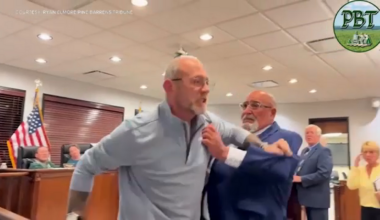 Video shows Pemberton, New Jersey Mayor Matthew Bianchini charging at resident during council meeting
