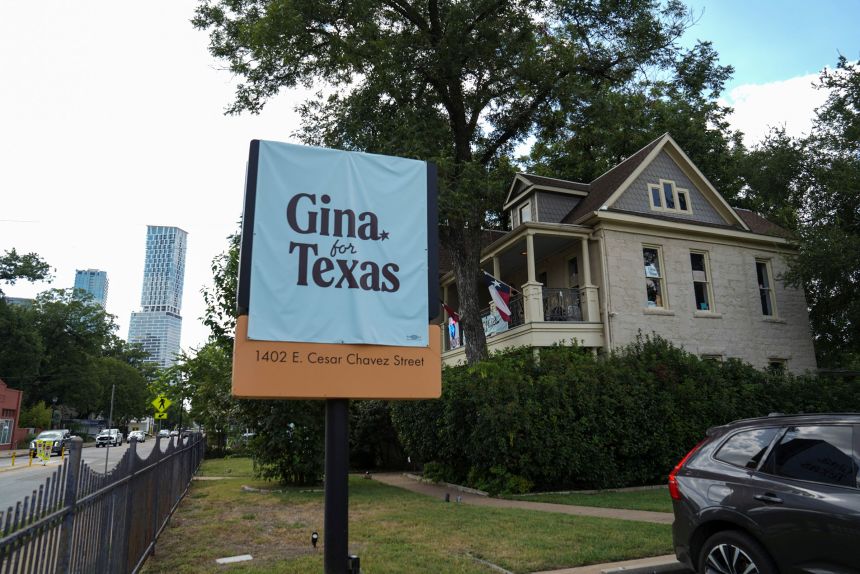 Gina Hinojosa’s offices in Austin, on July 29.