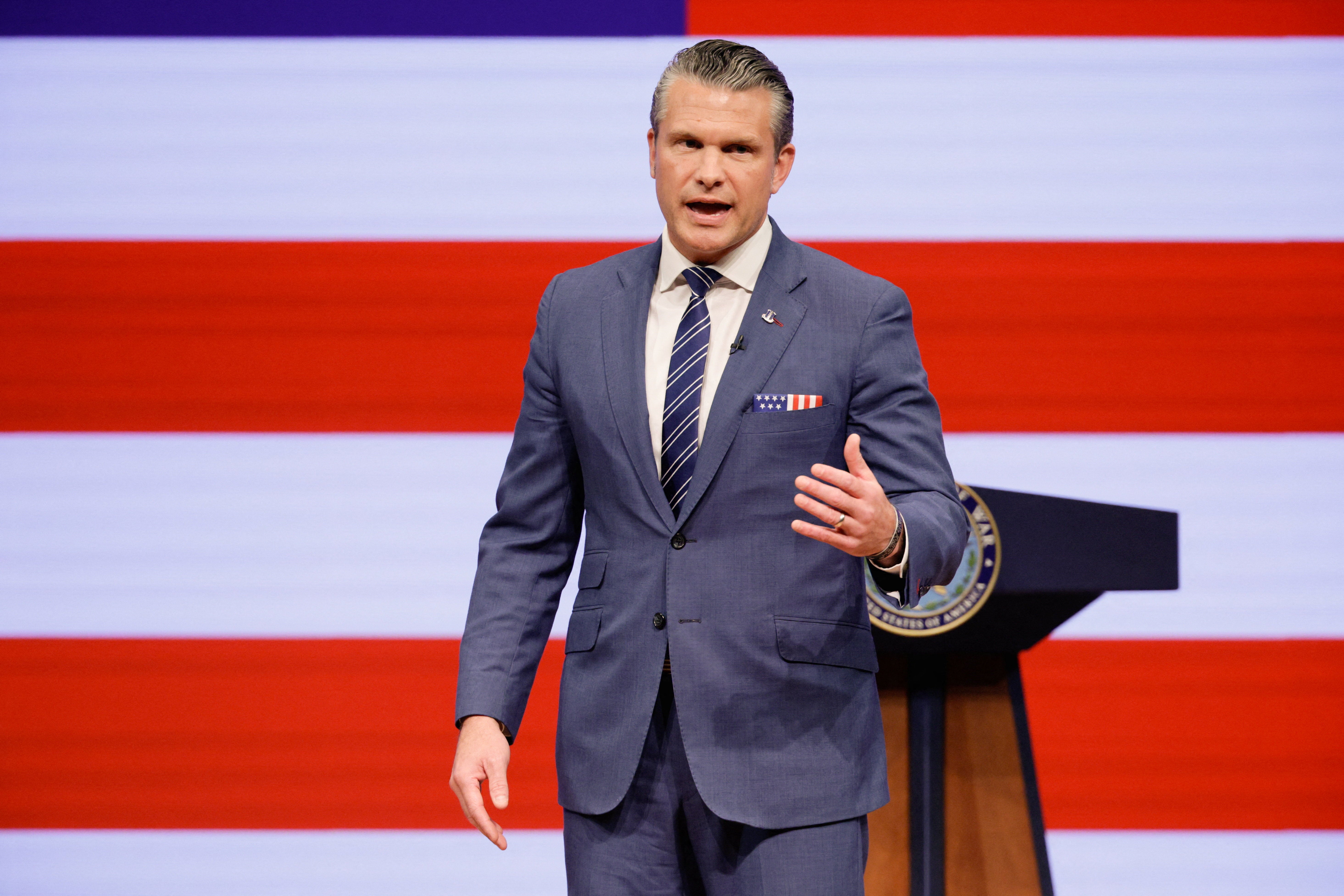 Pete Hegseth delivered a ‘field manual’ to US service members that includes transcripts of his own speeches, according to a new report
