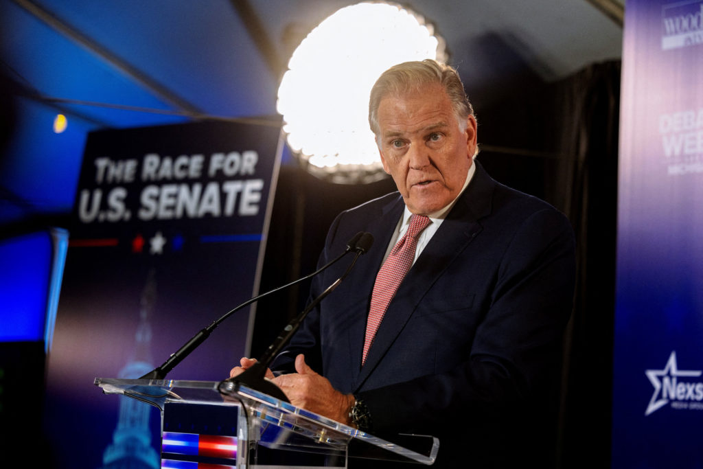 In combative first Michigan Senate debate, Rogers and El-Sayed trade attacks
