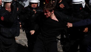 Photos: Student protest in Albania prompts violent clashes with police | Protests News