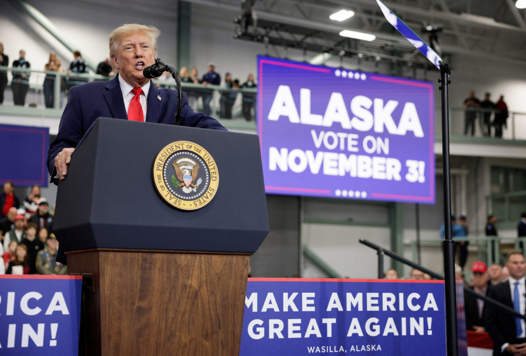 WATCH: Trump says he ordered DOJ lawsuit over Alaska Senate race