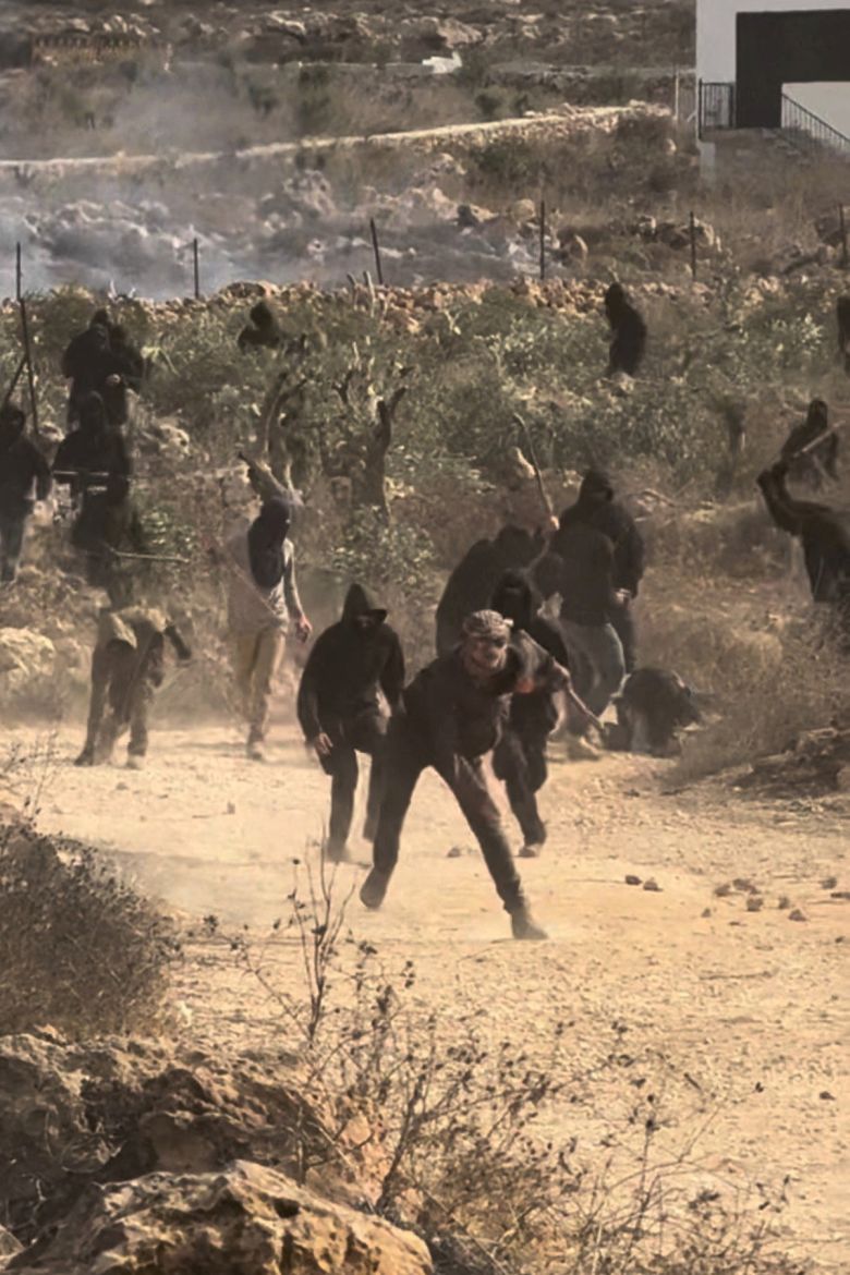 Israeli settlers attacked Levine in Abu Falah on Friday.