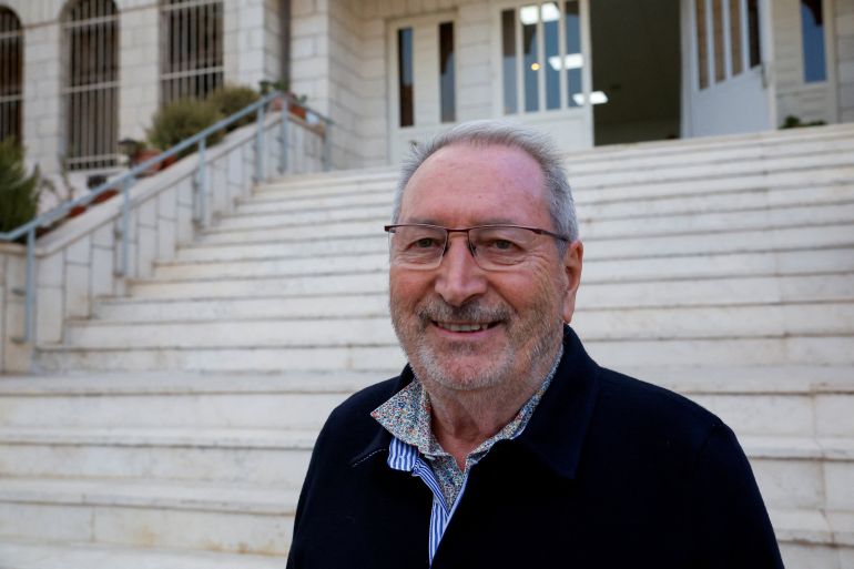 Bernard Baudoux, mayor of Aulnoye-Aymeries in France, says he was attacked by Israeli settlers in Taybeh, occupied West Bank