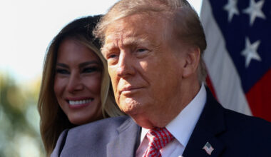 US President Trump signs an executive order on women's health, in Washington, DC