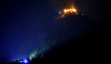 Fire engulfs Hitler’s ‘Eagle’s Nest’ mountain retreat