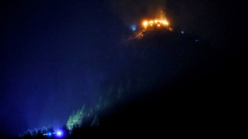 Fire engulfs Hitler’s ‘Eagle’s Nest’ mountain retreat