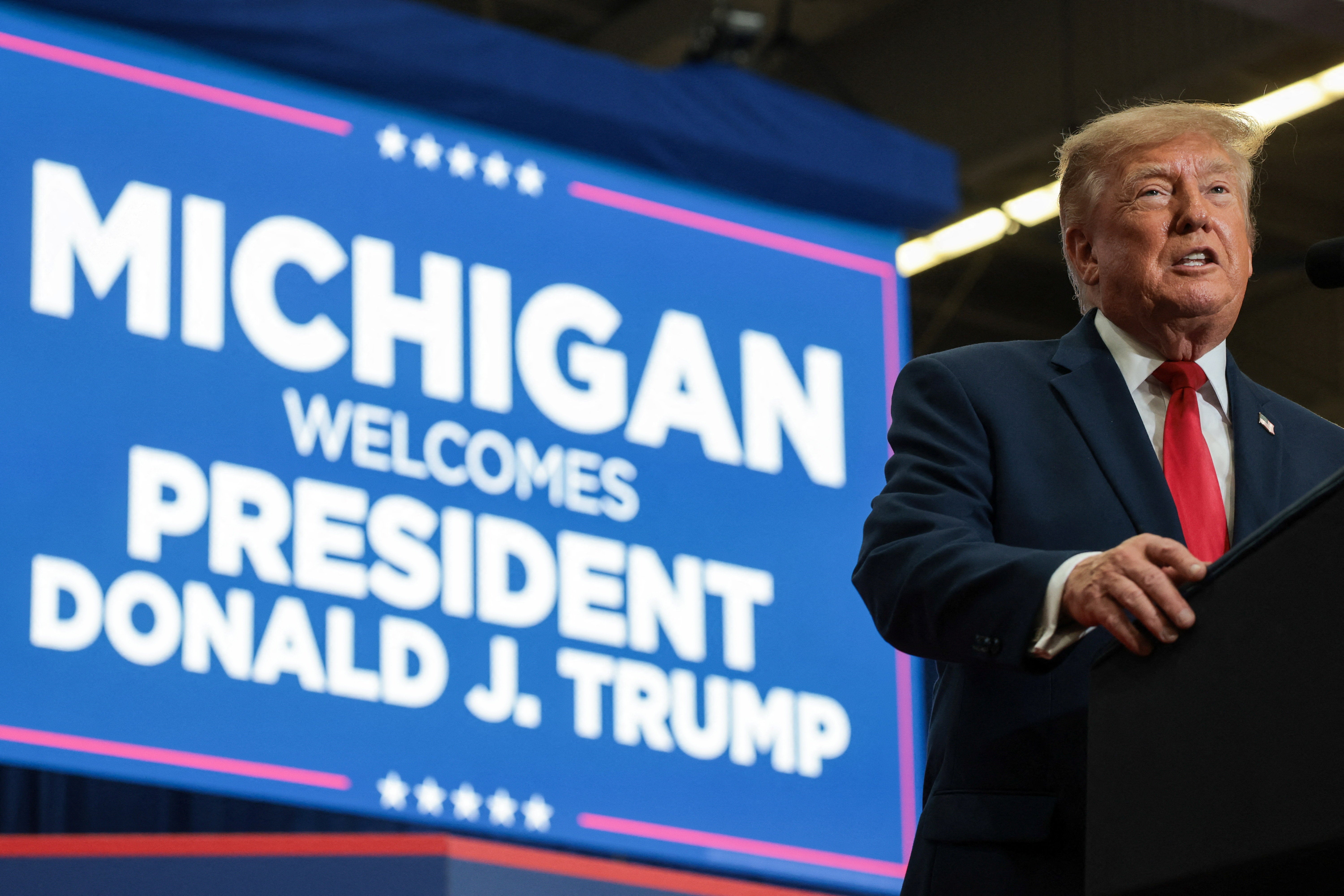 Trump has been making stops across the country as he campaigns ahead of the midterm elections