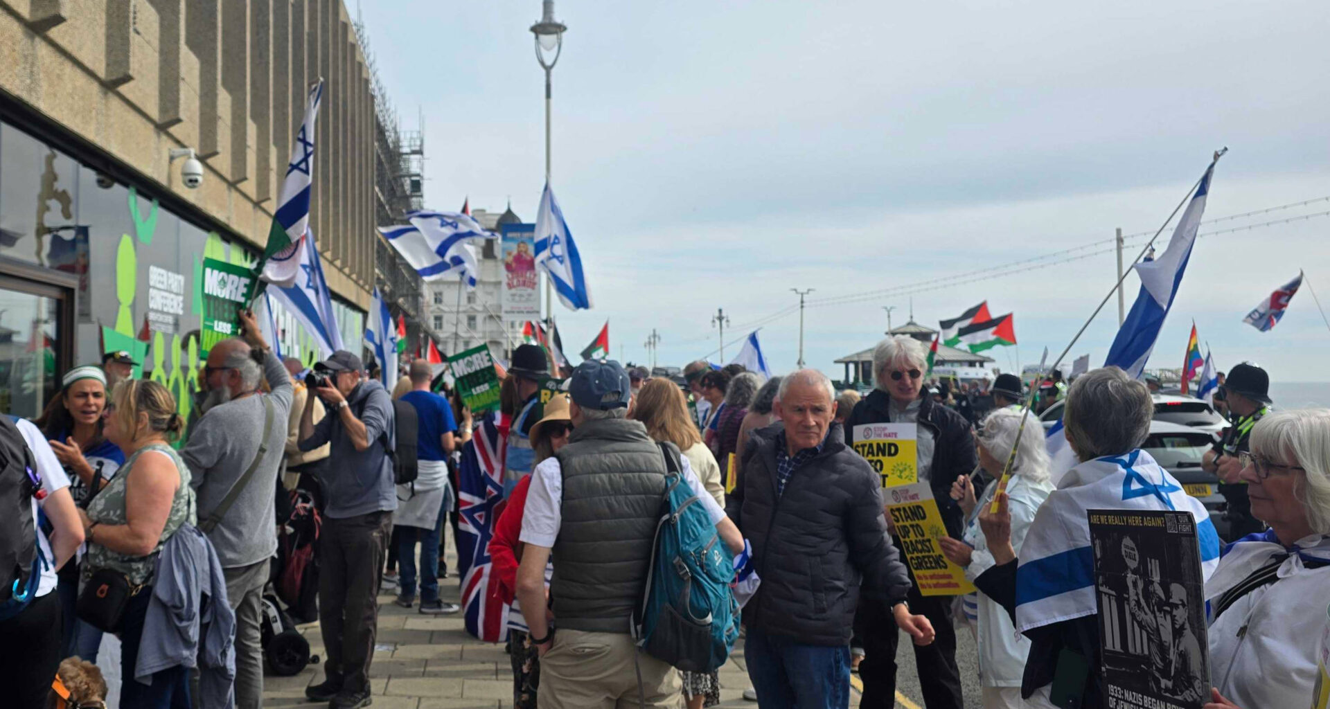 Pro-Israel advocates hound Green Party members over 'Zionism is Racism' motion