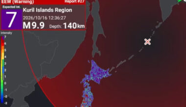 Japan mistakenly issues warning for magnitude 9.9 earthquake