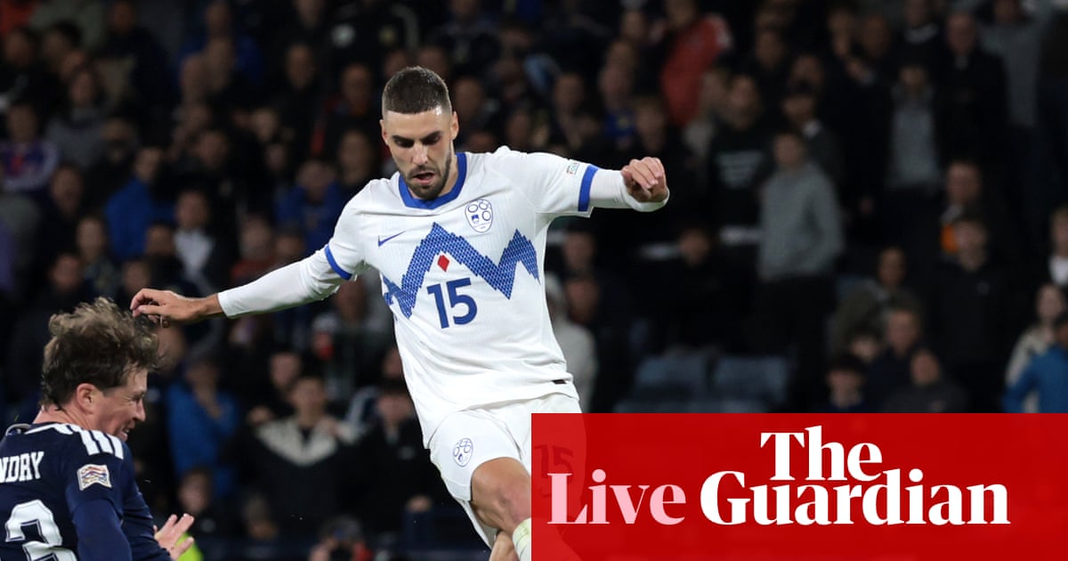 Scotland 1-2 Slovenia, Croatia 1-2 Spain, and more: Nations League football – as it happened | Nations League