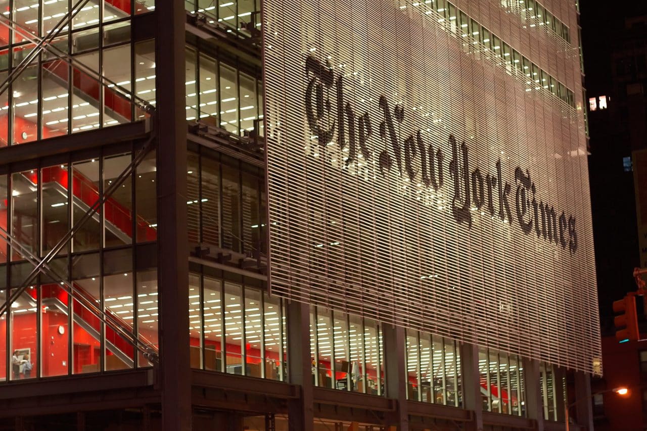 New York Times headquarters (Photo: Flickr/Jason Kuffer)