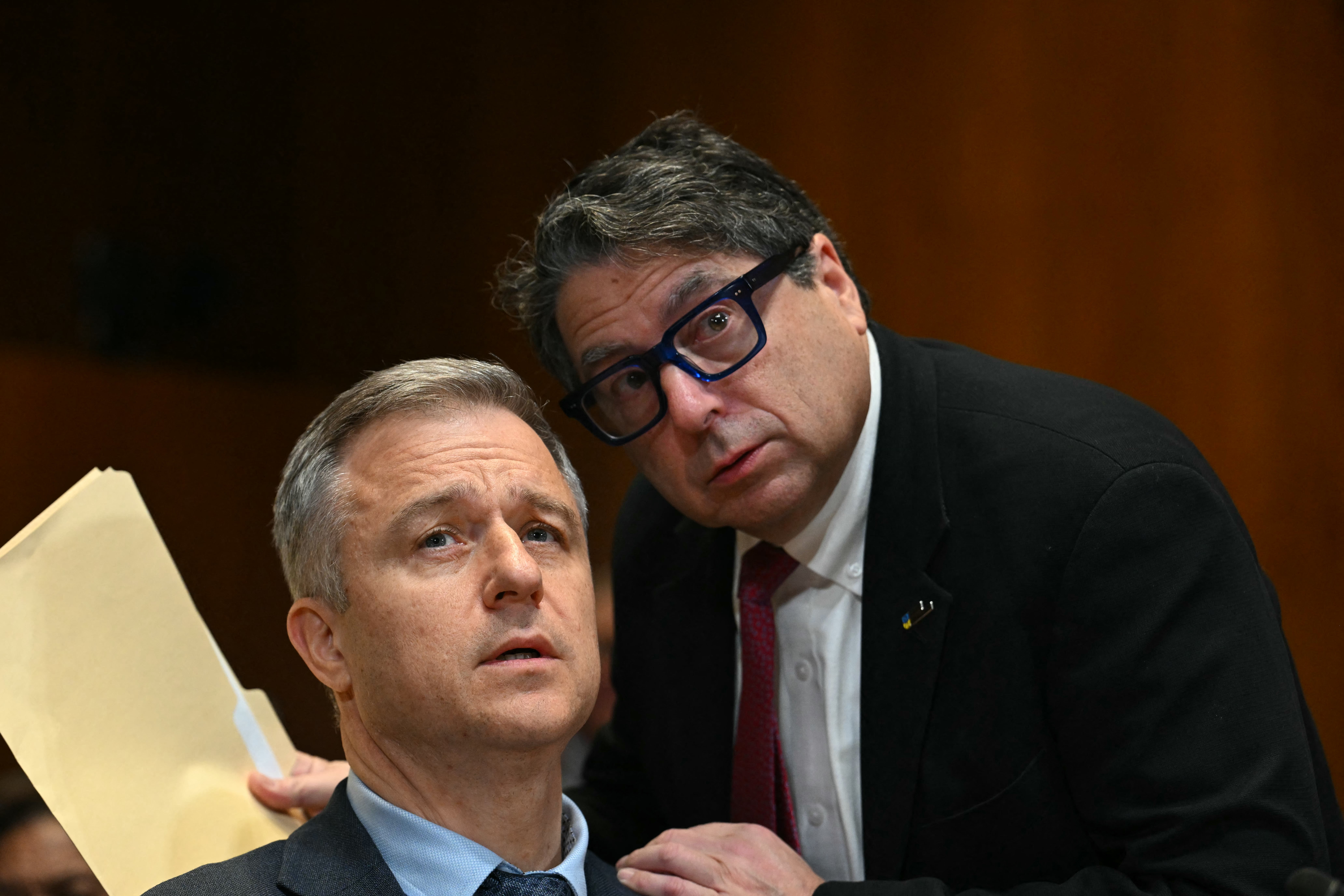Mykola Kuleba (L), with the organization Save Ukraine,