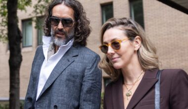 Meet the woman who is standing by Russell Brand as he goes on trial