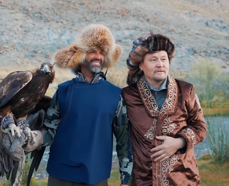 Trump Jr. in Mongolia.