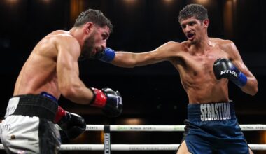 Watch Sebastian Fundora Get Last-Second KO to Beat Ermal Hadribeaj in Trending Videos