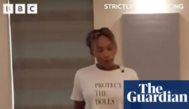 BBC defends editing out trans rights slogan on Strictly contestant’s T-shirt | BBC