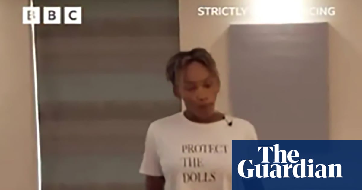 BBC defends editing out trans rights slogan on Strictly contestant’s T-shirt | BBC