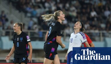 Lionesses take control of World Cup playoff tie but unfancied Greece still in fight | Women's World Cup 2027 qualifiers