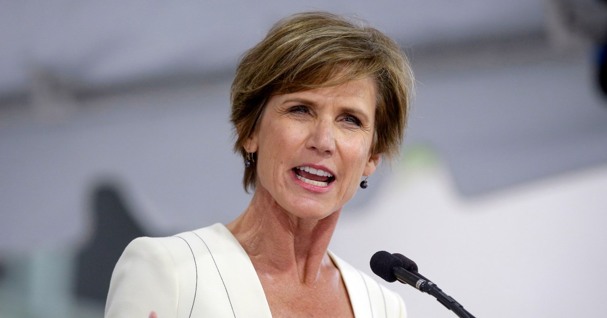 Sally Yates, former acting AG who clashed with Trump, leading Cornell assault probe