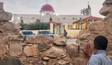 Gunmen open fire at a church during a funeral in Jordan, killing 7 and wounding 40