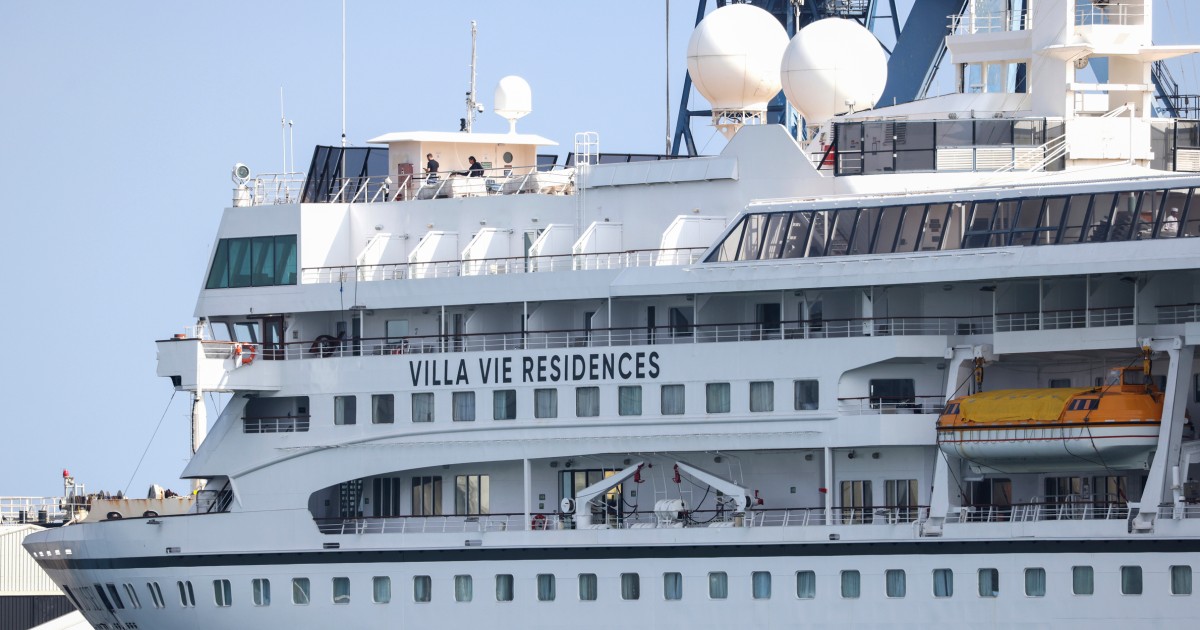They bought cabins to live on a luxury cruise ship. High fuel costs got them kicked off in Cambodia.