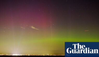 Skies across the UK illuminated by the northern lights | Northern lights