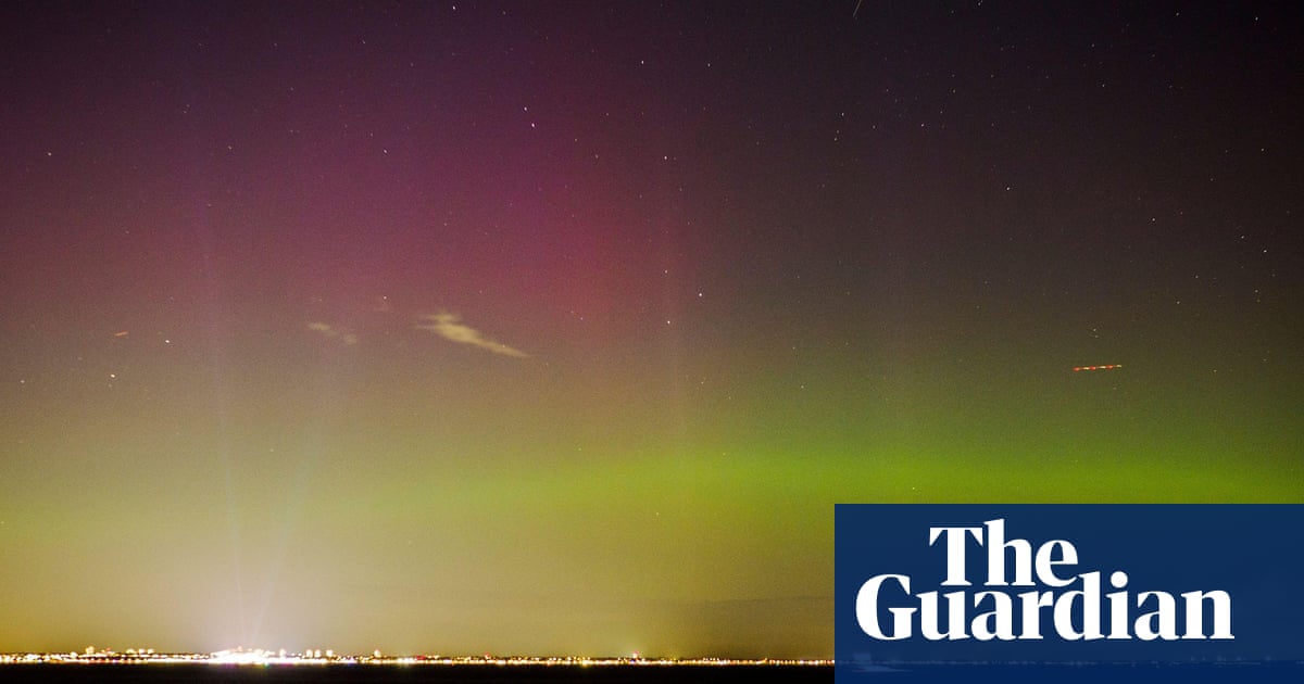 Skies across the UK illuminated by the northern lights | Northern lights