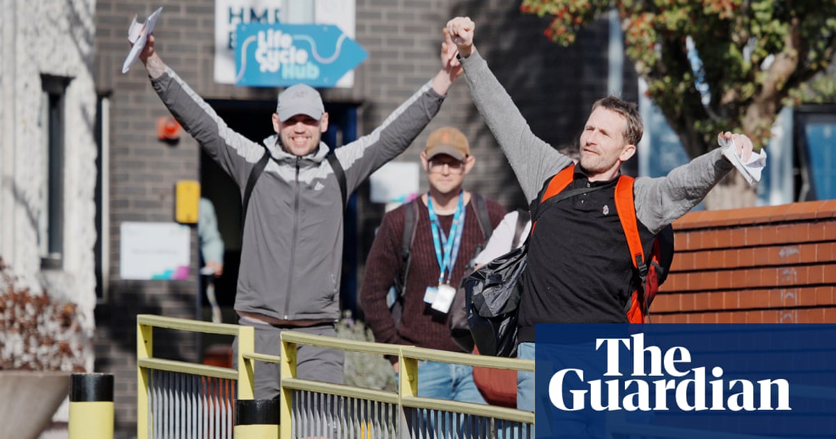 Prisoners thank Andy Burnham as they leave jail in first wave of early releases | Prisons and probation