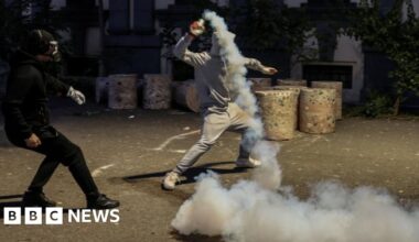 Protesters and police in Albania fight in seventh day of violent clashes - BBC