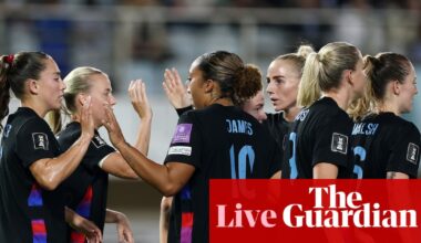 Greece 1-3 England: Women’s World Cup playoff semi-final, first leg – live | Women's World Cup 2027 qualifiers