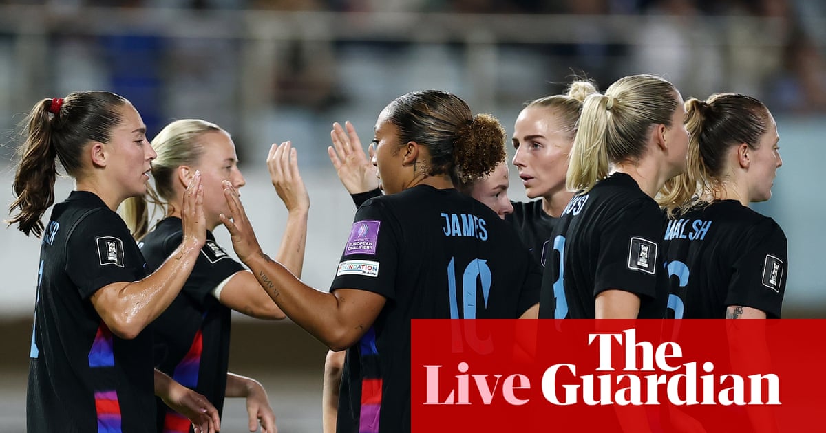 Greece 1-3 England: Women’s World Cup playoff semi-final, first leg – live | Women's World Cup 2027 qualifiers