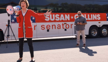 Susan Collins, a political survivor, tries to outrun Trump