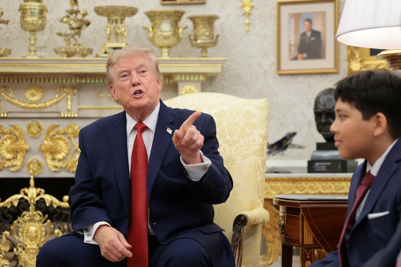 The Oval Office now has much more gold than in Trump's first term.