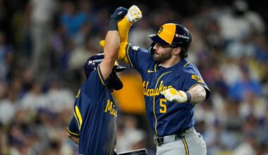 Milwaukee Brewers complete sweep over Los Angeles Dodgers in NLCS to advance to World Series
