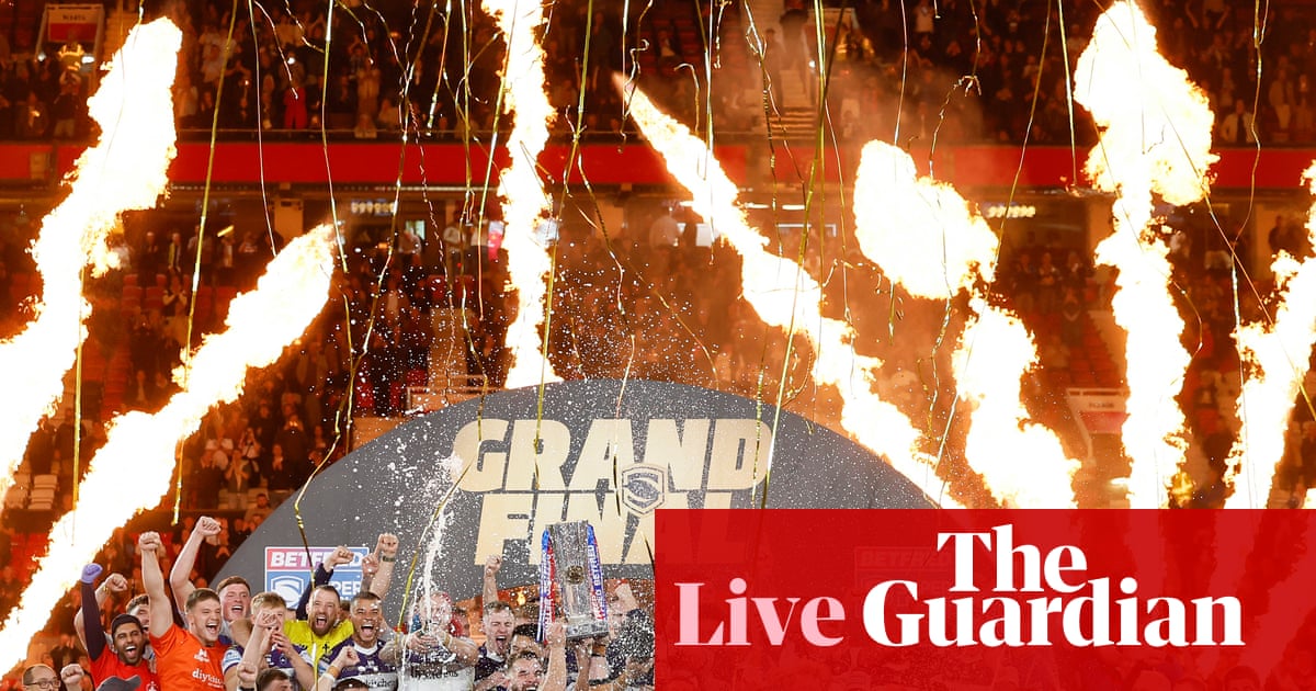 Super League Grand Final: Warrington Wolves 10-23 Wakefield Trinity – as it happened | Super League