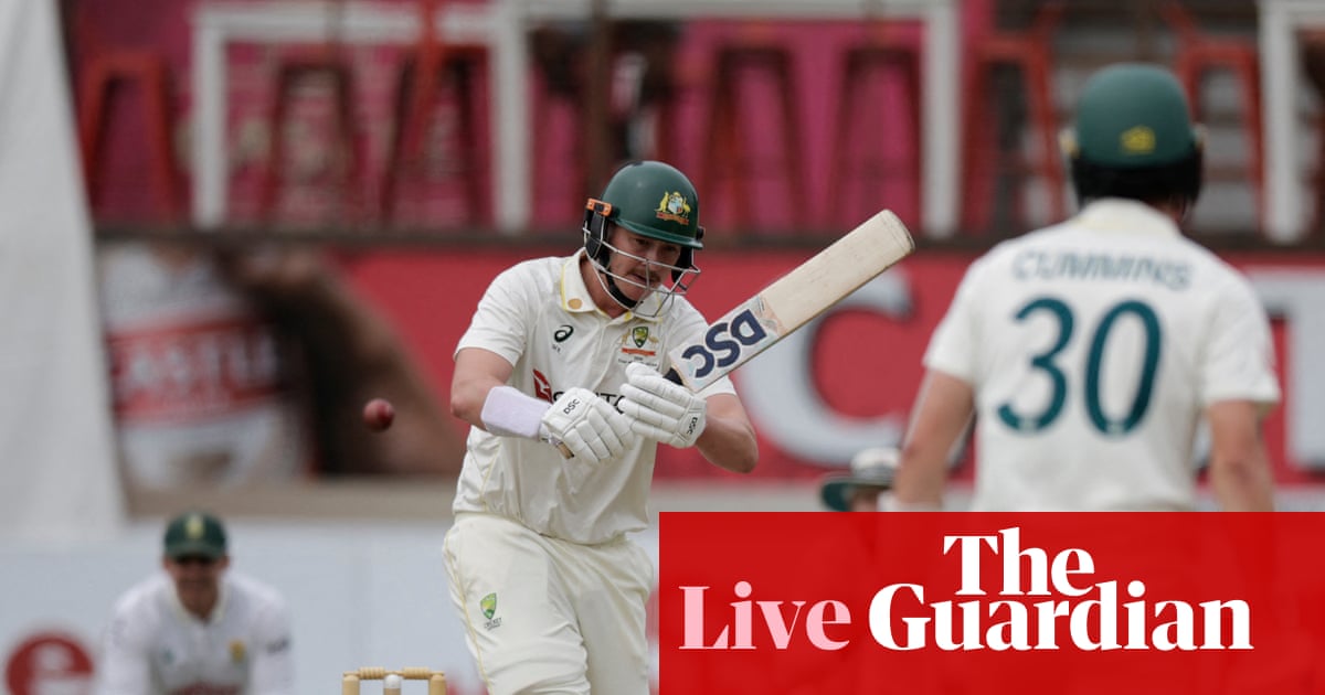 South Africa v Australia: first men’s cricket Test, day two – as it happened | Australia cricket team