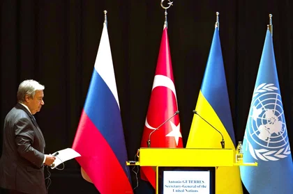 Russian Drones Sink Turkish-Owned Grain Ship as Ankara Pushes Black Sea Security Deal