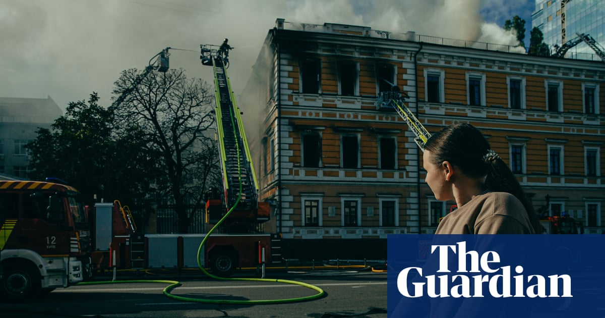 ‘The enemy is tearing our city apart’: terror in Kyiv as Russia ramps up attacks | Ukraine
