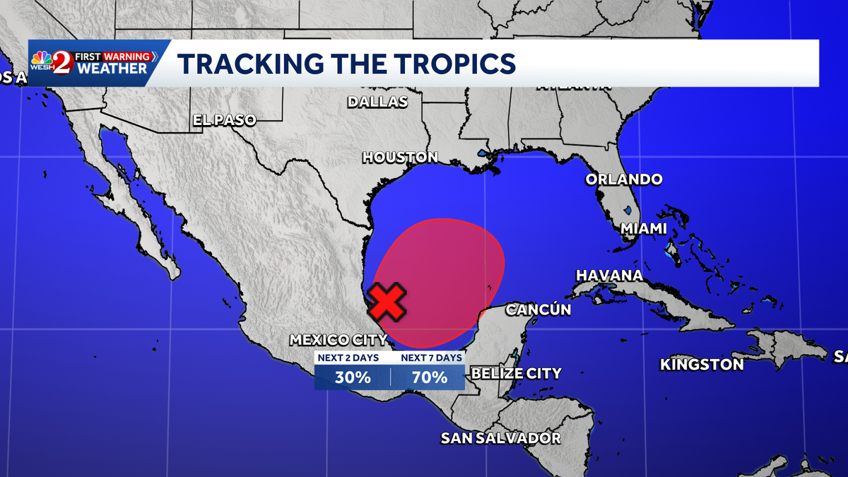 System in Gulf could develop into tropical depression this week