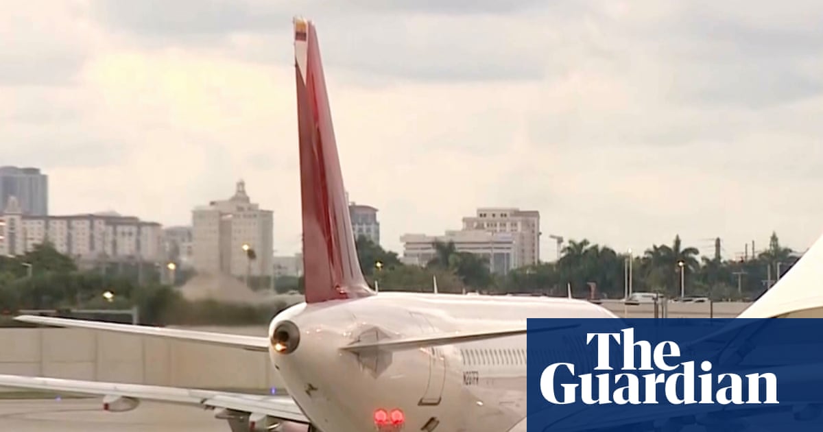 Severe turbulence injures at least eight and forces emergency landing in Miami | US news