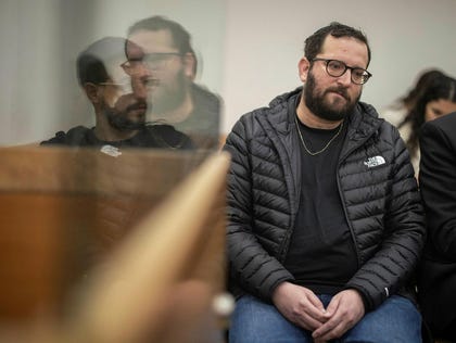 Yonatan Urich in court in January.