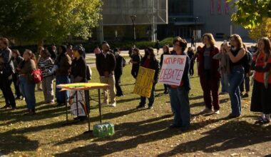 Protest at University of Calgary over residential school event - CTV News