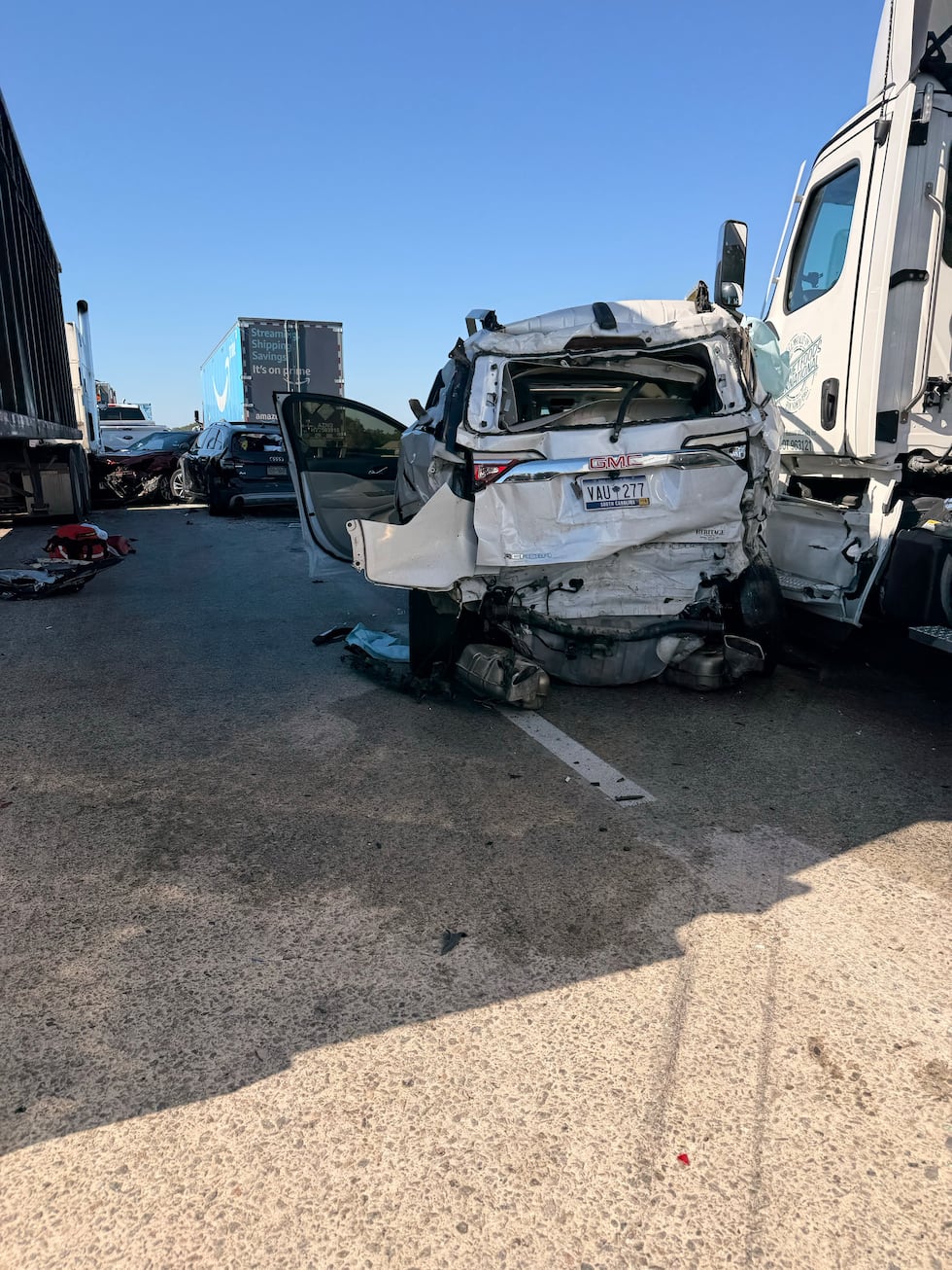 I-95 crash on Lake Marion bridge in South Carolina.