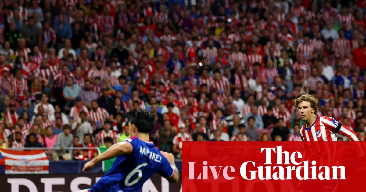 Atlético Madrid v Manchester United: Champions League – live | Champions League