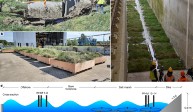 The contribution of salt marshes to wave attenuation during extreme storms