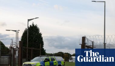 Two Latvian men arrested at RAF base in Cambridgeshire used by US military | UK news
