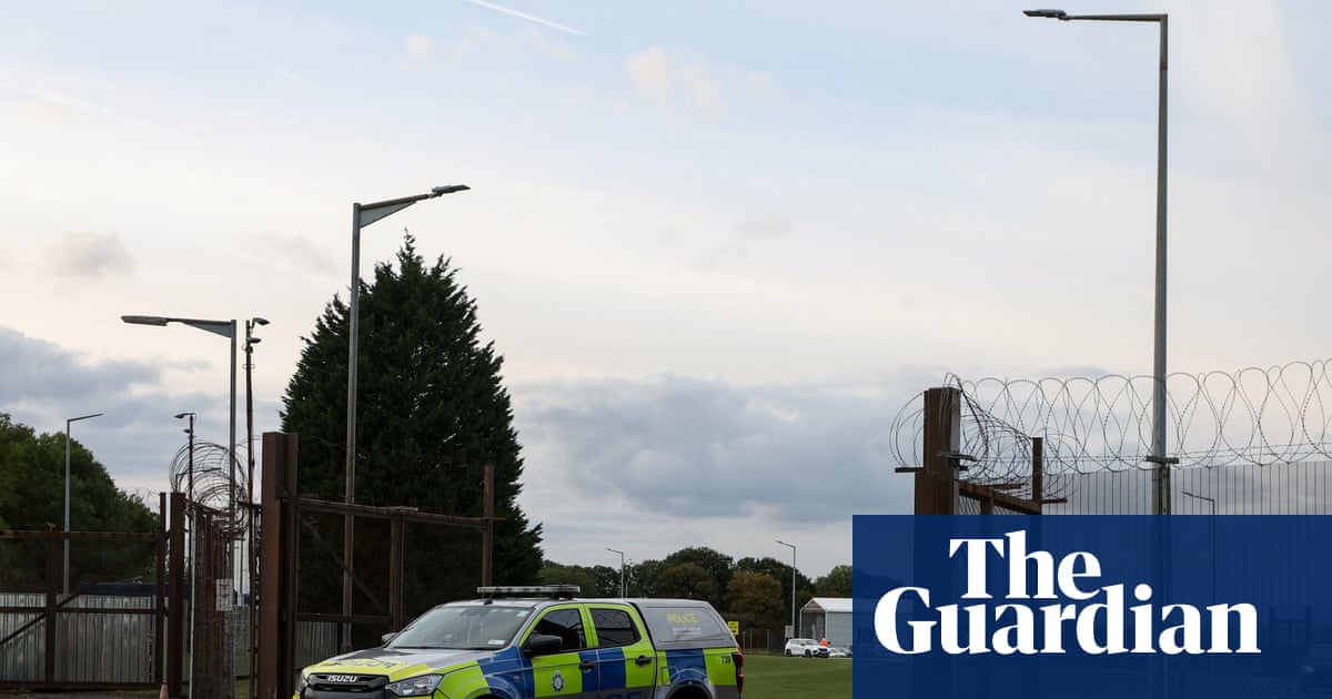 Two Latvian men arrested at RAF base in Cambridgeshire used by US military | UK news