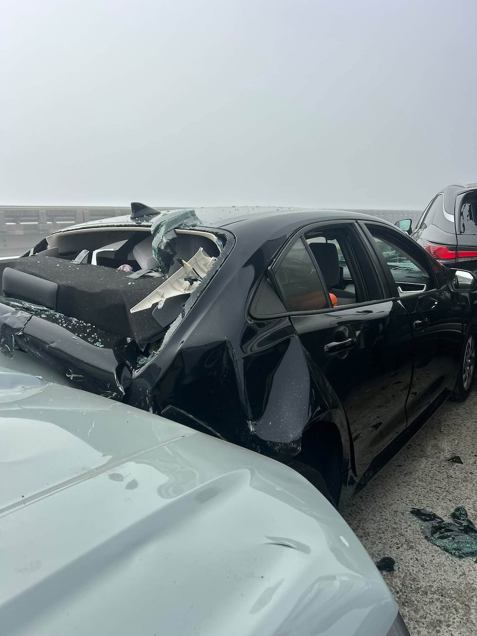 I-95 crash on Lake Marion bridge in South Carolina.